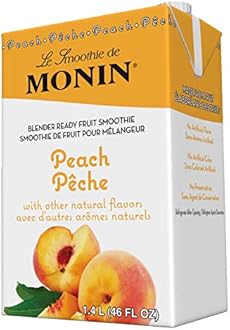 Monin Peach Smoothie Mix 46 Fl Oz by Monin