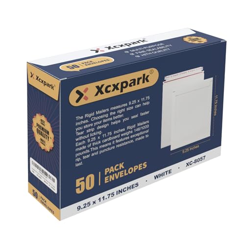 Enveloppes auto-adhésives avec fermoir de sécurité pour documents 15,2 x 22,9 cm