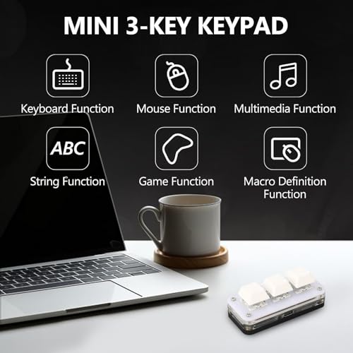 Clavier macro programmable mécanique USB RVB avec switch bleu