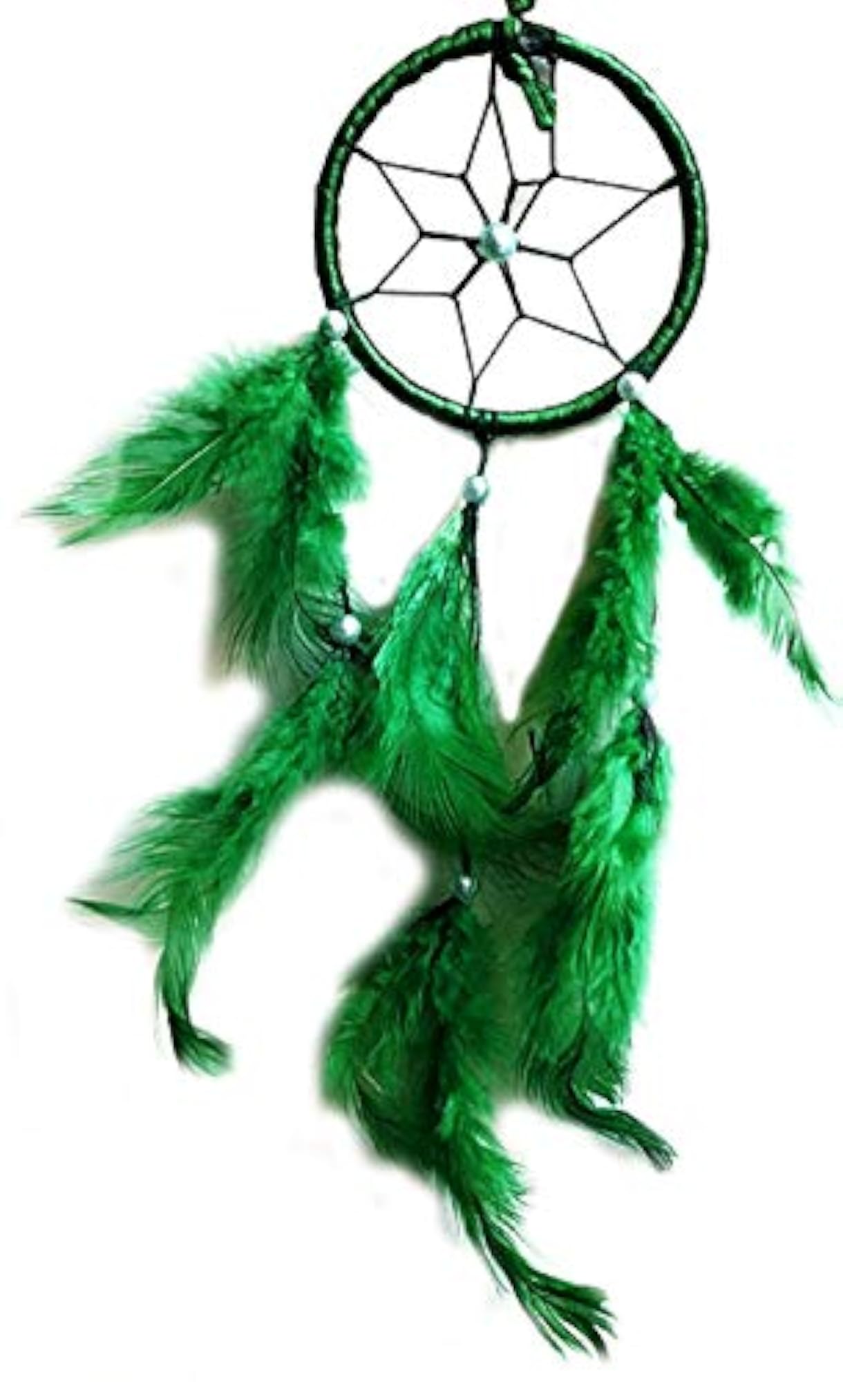 Dream Catcher for Bedrooms, Green and Yellow Decor