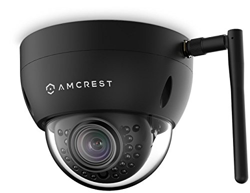 Amcrest Prohd Fixed Outdoor 3-Megapixel (2304 X 1296P) Wi-Fi Vandal Dome Ip Security Camera - Ip67 Weatherproof, Ik10 Vandal-Proof, 3Mp (1080P/1296P), Ip3M-956B (Black) (Renewed) #TOP24