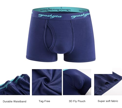 Men's 4 Pack Comfortable Underwear Boxer Briefs4