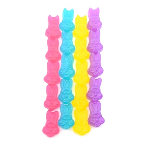 Dulces jubes de frutas surtidas en forma de conejo 1 libra miniatura 3