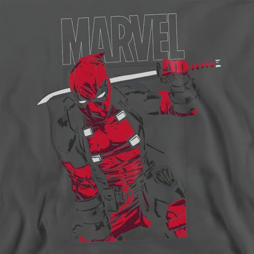 Sudadera Marvel Deadpool Sword cómoda para maratones de cine y paseos 3