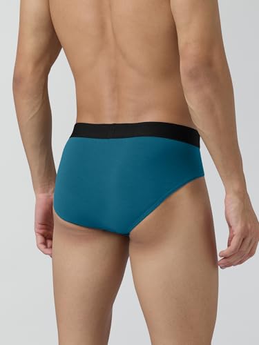 Image of XYXX Men's Uno Micromodal Regular Fit Solid Antimicrobial Briefs with No Marks Waistband (Pack of 2)