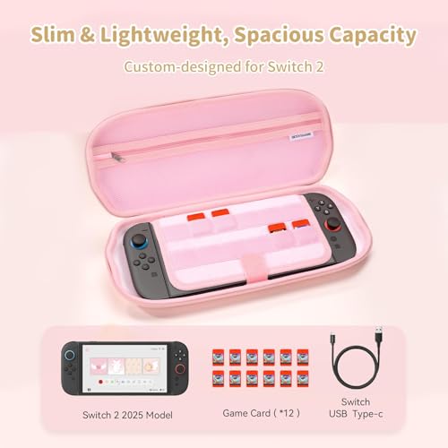 image for GeekShare Travel Carrying Case Compatible with Switch 2 (2025), Hardsh