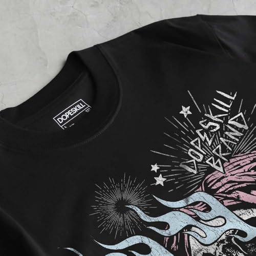 Image of DopeSkill Halloween Graphic Tee Streetwear Hip Hop Hypebeast Unisex T-Shirt Sneaker Colour Matching Shirts Spooky Graphic
