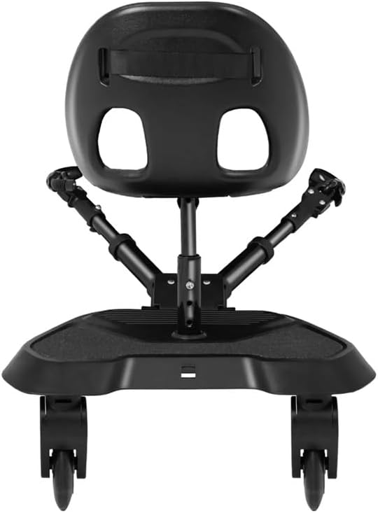 Kikka Boo ALLY XL Stroller Board front view with seat.