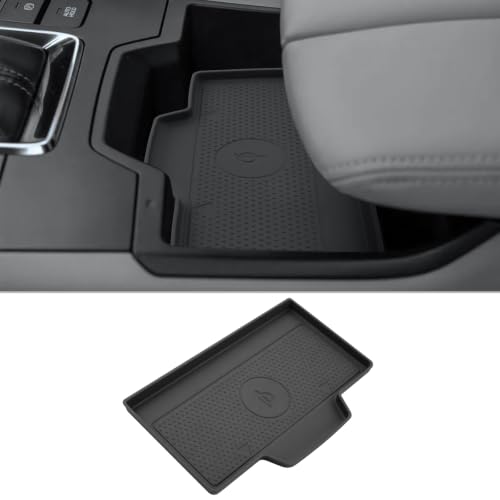 Image of CDEFG for 2026 Mazda CX5 Center Console Organizer Wireless Charging Cover | for 2026+ Mazda CX-5 (S /Select /Preferred /Premium /Premium Plus) Accessories Middle Console Tray Silicone Storage Box