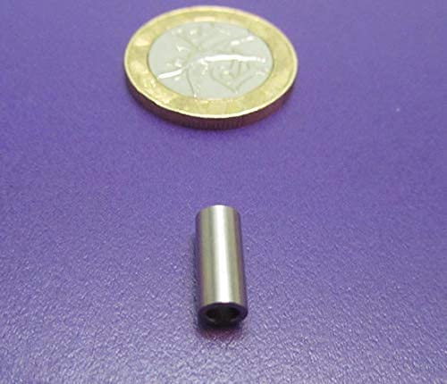 18-8 Stainless Steel Spacer Unthreaded No 4 Screw Size x .187" OD x .115" ID x .437" Length 10 Pcs