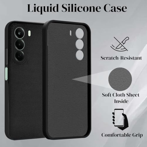 Image of Jkobi Rubberised Back Cover Case for OnePlus Nord CE 6 Lite (Textured Grip Design | Camera Protection | Slim and Light Weight | Soft Touch and Feel)