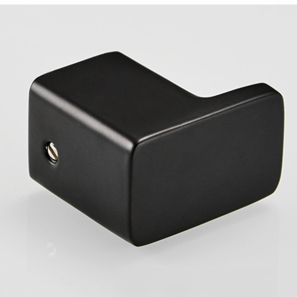 Spazio Alluminio Grigio/Nero/Spazzola Oro Gancio Ganci per accappatoio Gancio per vestiti Appendiabiti a parete Gancio per porta, 5 pezzi grigio stile B