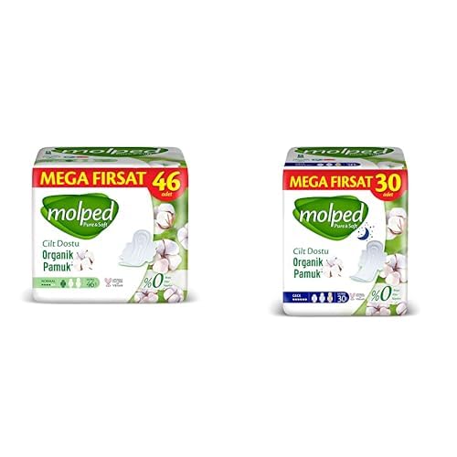 Molped Seti | Pure&Soft Ultra Normal Mega Fırsat 46 Adet, Kanatlı x1 + Pure&Soft Ultra Gece Mega Fırsat 30 Adet x1
