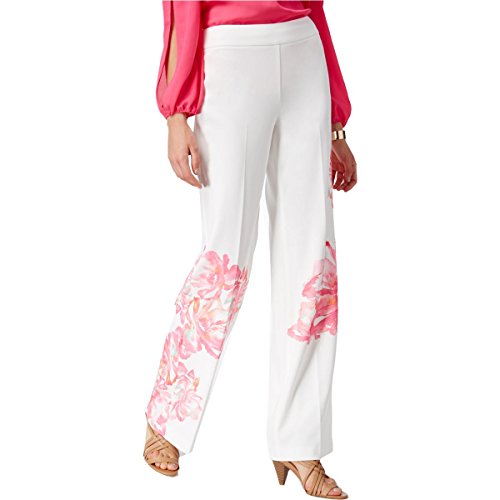 I.N.C. Petite Floral Print Wide Leg Pants