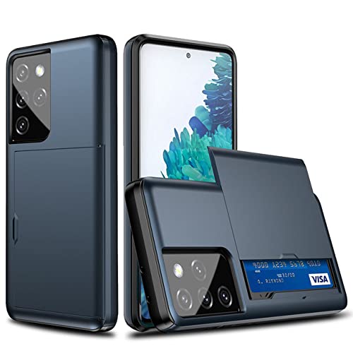 Coque portefeuille Samsung S21 Ultra discrète sans rabat encombrant