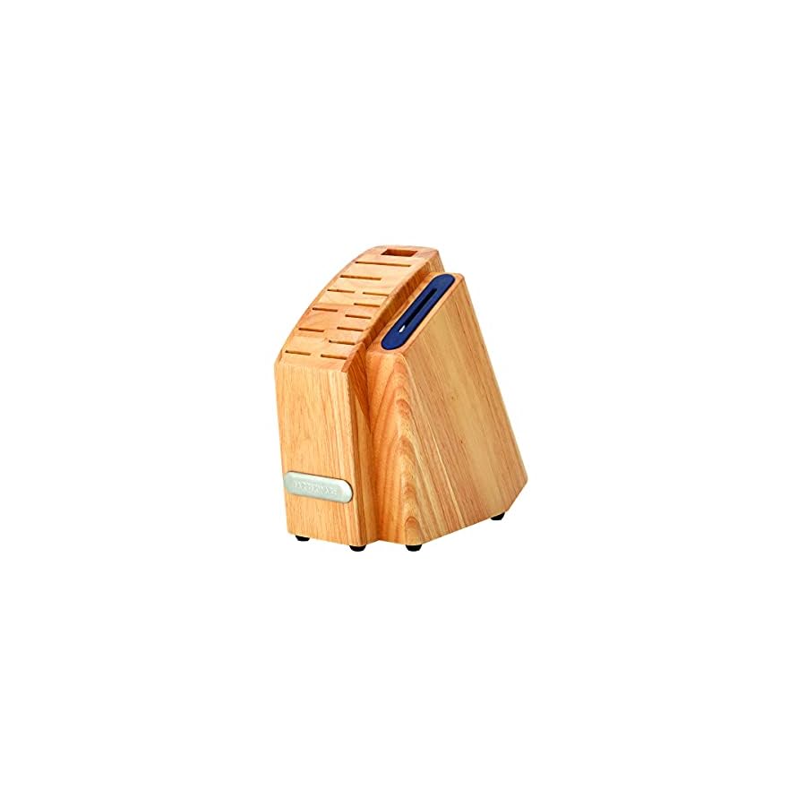 Farberware-Edgekeeper-Triple-Riveted-Slim-Knife-Block-Set-with-Built-in-Sharpener-14-Piece-Navy Farberware Edgekeeper Triple Riveted Slim Knife Block Set with Built in Sharpener, 14-Piece, Navy