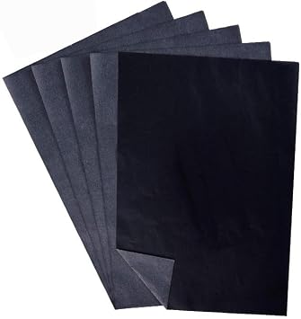 Siyah Karbon Ka d  A4 10 Adet 21x29,7 cm Kopya Ka d  Transfer Ka d  Renkli Karbon Ka d