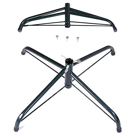 pologmase Christmas Tree Stand, Christmas Tree Base Stand 40cm, Iron Tripod Easy to Install Base Bracket, Artificial Christmas Tree Stand Base Cover