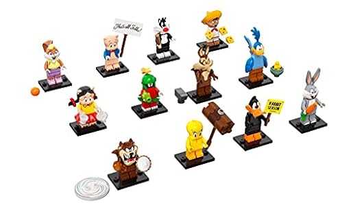 LEGO 71030 Minifigures Looney Tunes Coleccionismo, 1 Mini figura de 12 para Coleccionar, Edición Limitada, con Accesorios | Ya disponible en tu tienda friki favorita! En mundofriki.es!