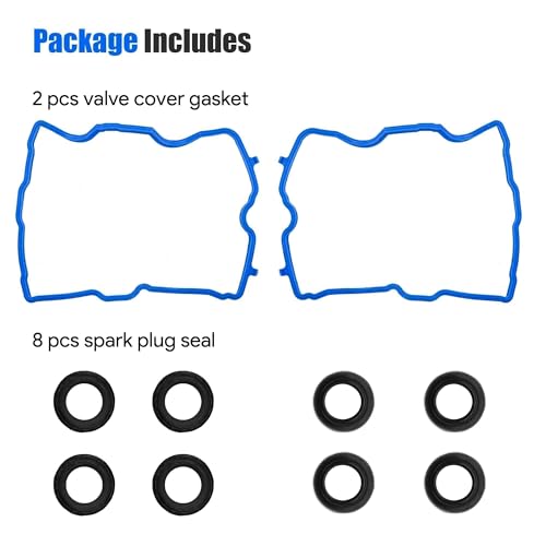 Image of VS50830R Engine Valve Cover Gasket Set Fit for Subaru Crosstrek Impreza XV Crosstrek 2.0L for Forester Legacy Outback 2.5L H4 2011 2014 2015 2016 2017 2018 2019 Replace # VS50725 13270AA190