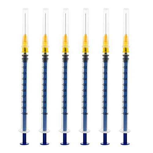 LZHNB 50Pack-1ml/cc 25Ga Sterile Individually Wrapped(1ml 50)