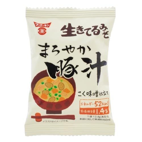 [フンドーキン] フリーズドライ味噌汁「まろやか豚汁」 (80食分)