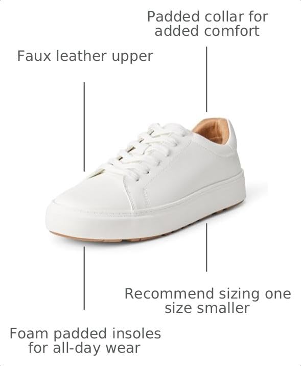 Image of Amazon Essentials Women's Low Top Classic Sneakers | Casual Shoes