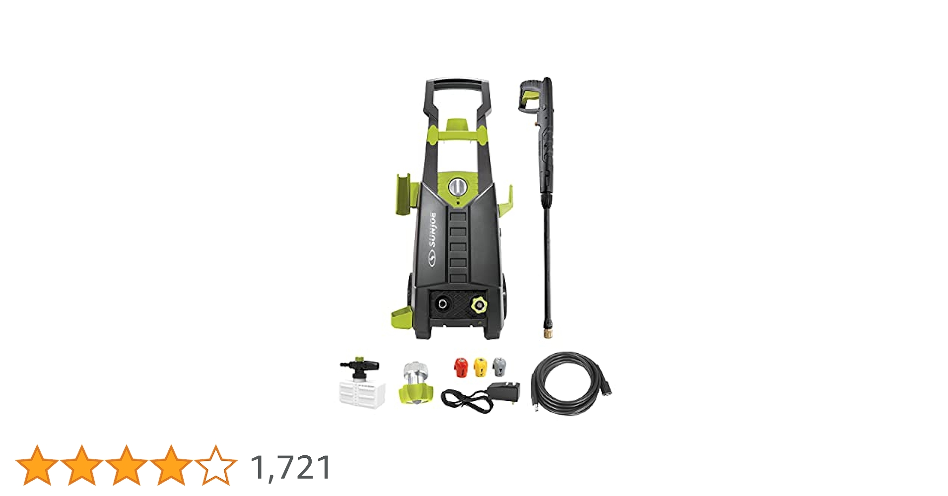 Sun Joe Powerful Electric Pressure Washer with Foam Cannon