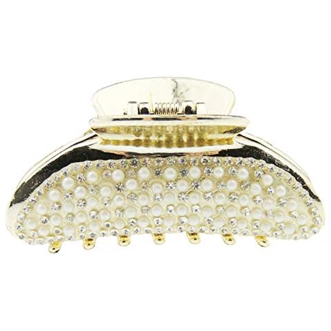 Glamour Girlz Diamante Hair Claw Clip Cover