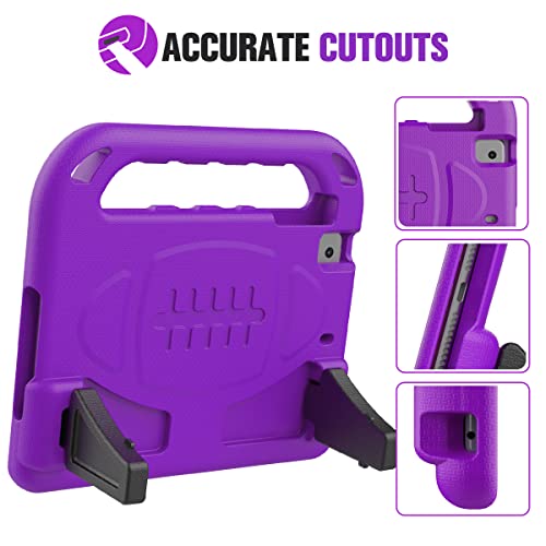 Ledniceker Kids Case For Ipad Mini 1 2 3 4 5 - Light Weight Shock Proof Handle Friendly Convertible Stand Kids Case For Ipad Mini, Mini 5 (2019), Mini 4, Ipad Mini 3Rd Gen, Mini 2 - Purple #TOP7