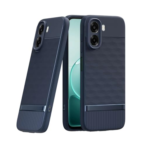 Image of Shockproof Case Compatible with Oppo A6x 5G / A6x 4G / K14x 5G | Full Camera Protection | TPU Flexible Back Cover for Oppo A6x 5G / A6x 4G / K14x 5G (Steel Blue)
