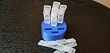 Round Eye Drop Vial Holder - Holds Seven (7) Vials - Perfect to Help Keep Track of Your Daily Usage,