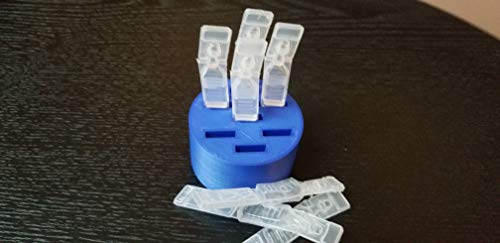 Round Eye Drop Vial Holder - Holds Seven (7) Vials - Perfect To Help Keep Track Of Your Daily Usage, While Keeping Eye Drop Vials Upright & Conveniently Available - Made In Usa - Znet3D (Blue) #TOP1