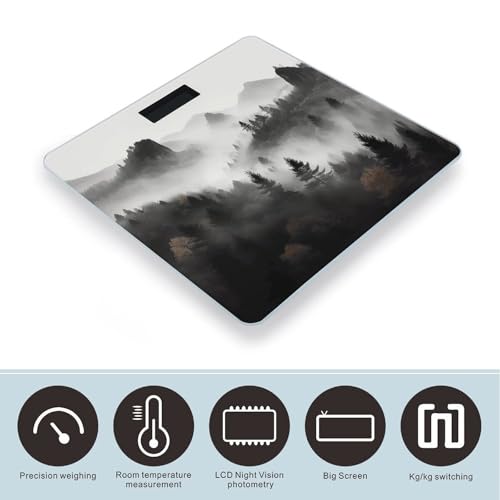 Báscula Digital de Baño Smart Foggy Mountains Forest miniatura 3