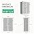UDPATIO 38 Cu.ft Resin Outdoor Storage Shed, 4.3 ft x 5.6 ft Vertical Storage Shed Waterproof Resin Cabinet for Garden, Backyard, Lawn, Grey