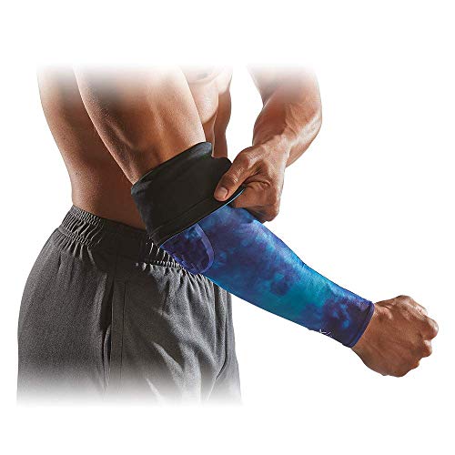 McDavid HEX Shooter Arm Sleeve Reversible Print - Black/Water Tie