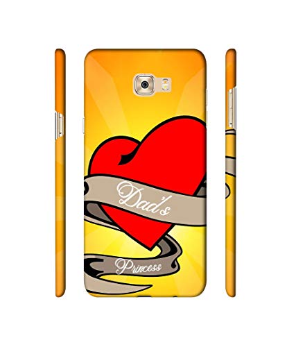 Image of Amazon Brand - Solimo Designer Dad's Princess 3D Printed Hard Back Case Mobile Cover for Samsung Galaxy C7 Pro