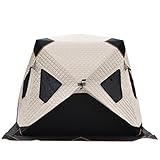 Refugio portátil para pesca en hielo, tienda térmica aislada con diseño resistente al viento, sistema de fácil instalación y bolsa de transporte