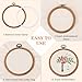 Embroidery&Cross Stitch Frames for Display,9Pcs Circle/Oval/Rectangle/Octagonal Embroidery Hoops,Circular&Oval Frames for Embroidery Perfect for Sewing, Home Decor and Embroidery