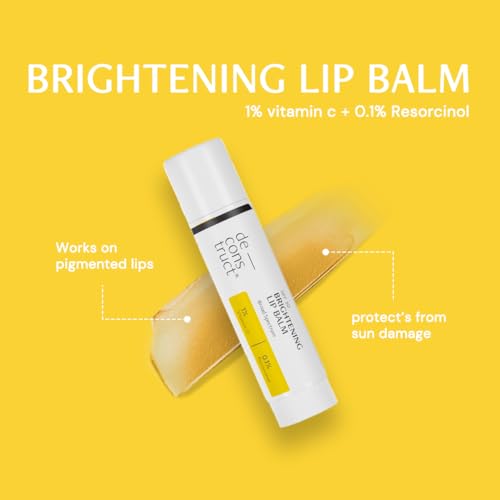 Image of Deconstruct Glow Guard Duo | Brightening Lip Balm + Gel Sunscreen (50 g) | Lip Balm- For Dark, Pigmented, Dry, Flaky Lips | Brightens Pigmented Lips | Pack of 2