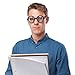 German Trendseller® 1x Gafas Idiotas - Ojos Grandes - Deluxe┃Gafas de Fiesta┃Carnaval...