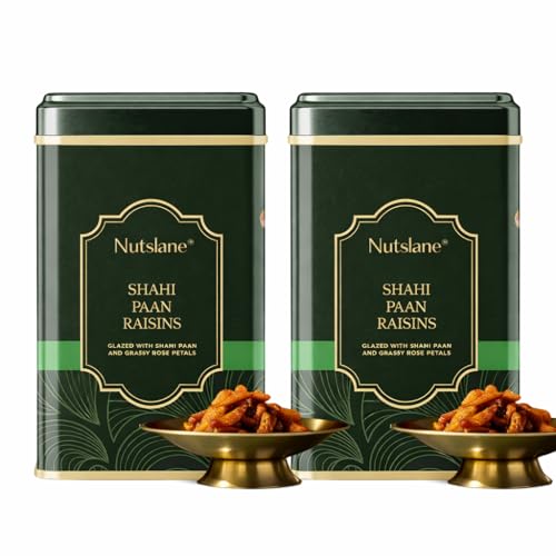 Image of Nutslane Premium Shahi Pan Flavored Raisins (2 Pack of 150g), Healthy Dry Fruit Snack, High in Antioxidants, Pure Natural