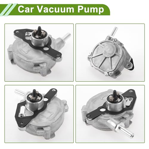 Bomba de vacío para frenos No. A2712301465, bomba de vacío para motor para Mercedes-Benz CLK200 (2003-2013), 1.8L sobrealimentado, aleación de aluminio, tono plateado, 1 unidad miniatura 6