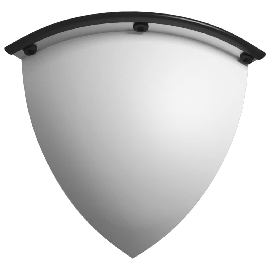 Espejo de tráfico, 2 unidades, diámetro de 60 cm, acrílico, espejo de inspección, espejo de seguridad, espejo de observación para garaje, aparcamiento y otros interiores, prevención de