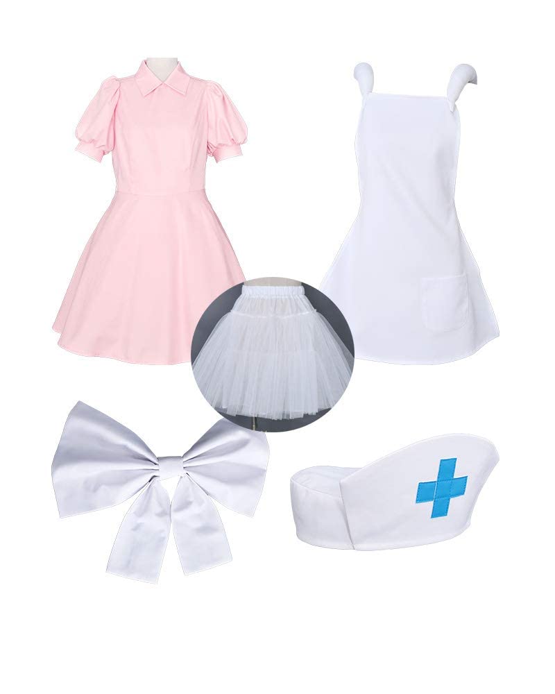 Amazon | Miccostumes 女性 コスプレ 衣装 看護師 ナース服 可愛い  