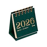 Ce calendrier compact 2026 dispose d'un design simple unique, ajoutant du plaisir à la planification quotidienne et parfait pour les étudiants et ceux qui aiment les outils d'organisation colorés