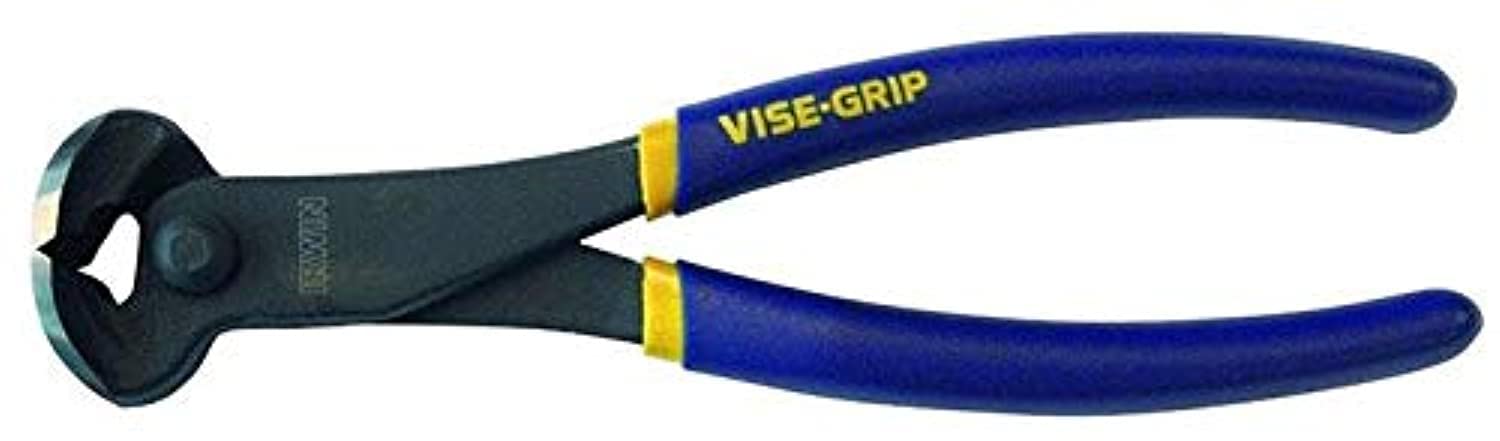 Vise-Grip Nipper Pliers With Plastic Handle 10508152 Chrome Nickel Steel Cutting Edges Black, Blue, Yellow