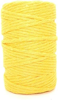 300 m / 984 ft of 2 mm Macrame Cord Natural Cotton String Craft Artisan Thread Twisted Macramé