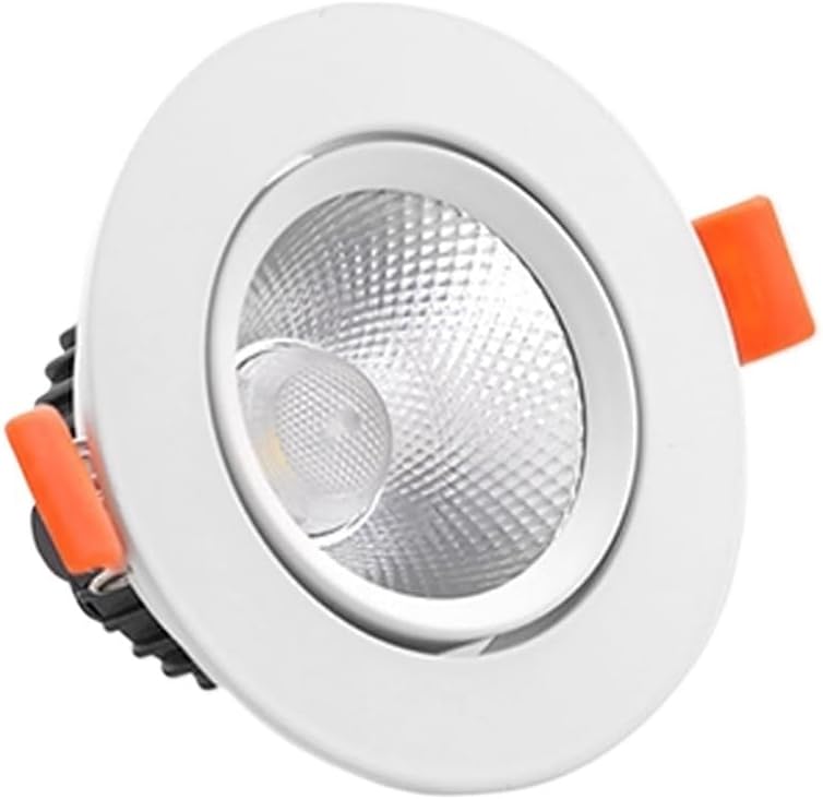 Recessed Downlight,Ceiling Spot Lights,LED Recessed Lighting 3.14in Ceiling Spotlight Gallery Picture Lights & Mini Accent Spotlights Artwork Display Lamps Hallway Downlights(White4000k,5W)