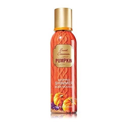 Bath & Body Works Sweet Cinnamon Pumpkin Whipped Shimmer Body Mousse